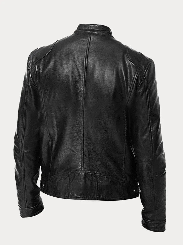 MIKE™ | VESTE EN CUIR CASUAL