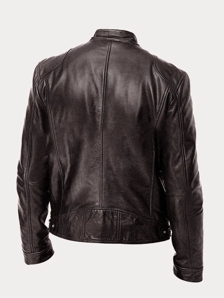 MIKE™ | VESTE EN CUIR CASUAL