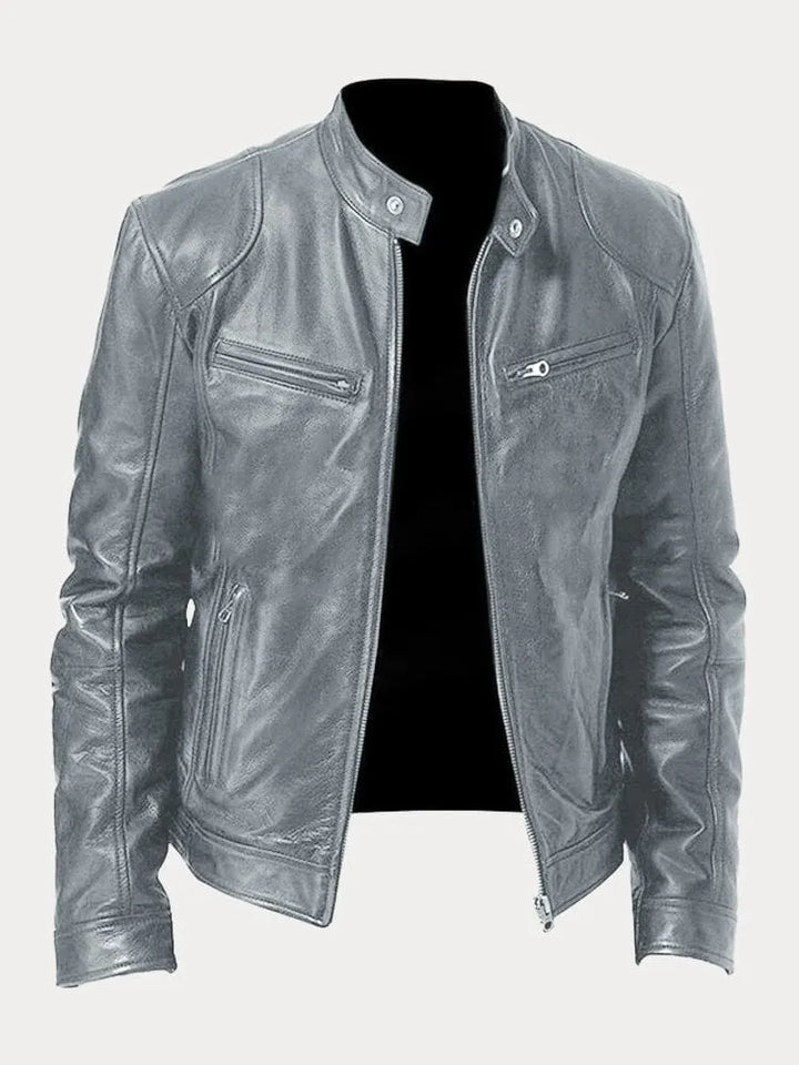 MIKE™ | VESTE EN CUIR CASUAL