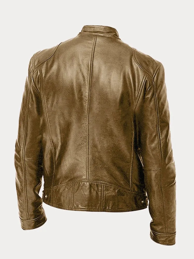 MIKE™ | VESTE EN CUIR CASUAL