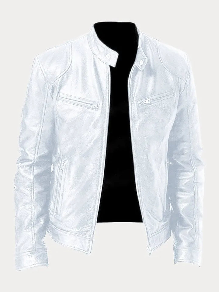 MIKE™ | VESTE EN CUIR CASUAL