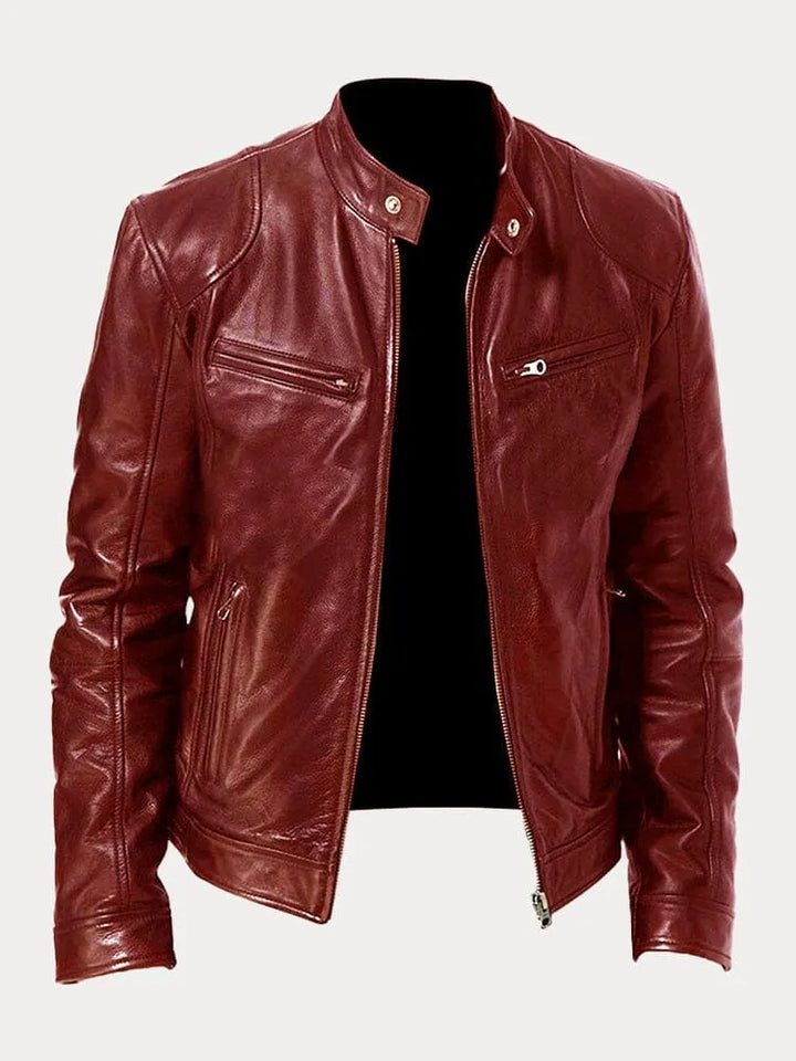 MIKE™ | VESTE EN CUIR CASUAL