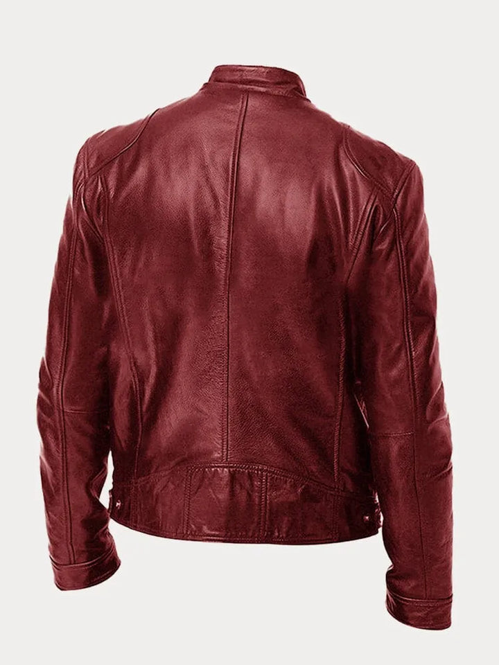 MIKE™ | VESTE EN CUIR CASUAL