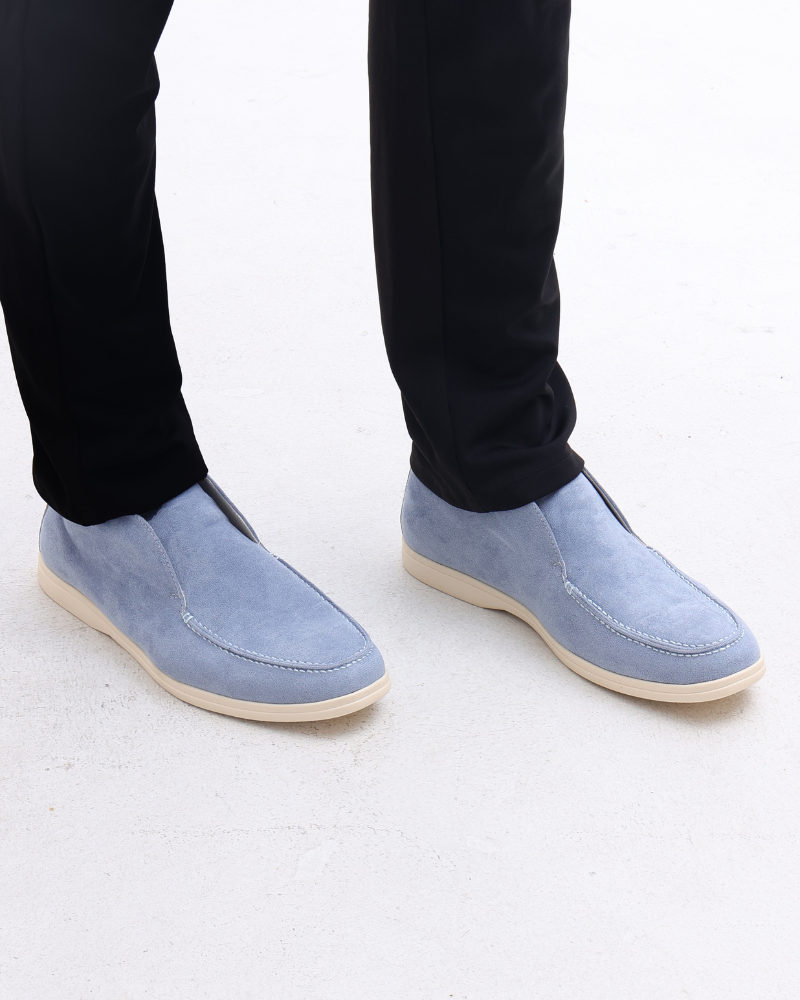 Hoge Suede Loafers