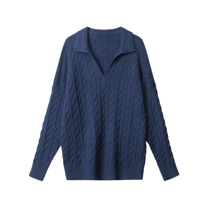 Laurent™ | Pull tricoté à col en V en laine de qualité supérieure