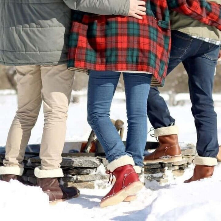 FAUSTINE | Bottes d'hiver douillettes doublées en shearling
