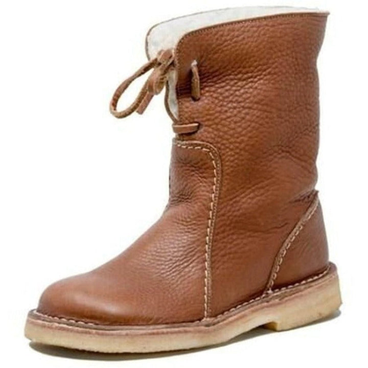 FAUSTINE | Bottes d'hiver douillettes doublées en shearling