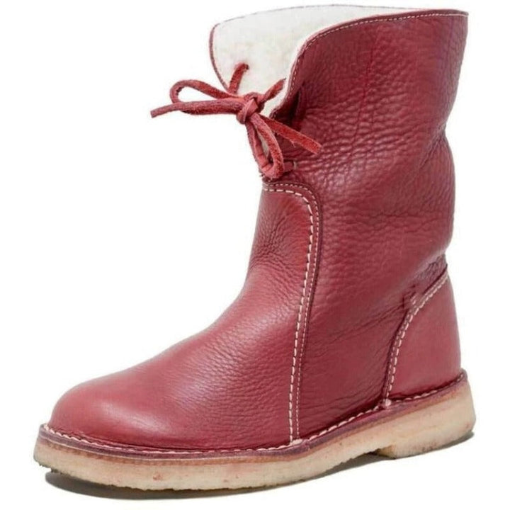 FAUSTINE | Bottes d'hiver douillettes doublées en shearling
