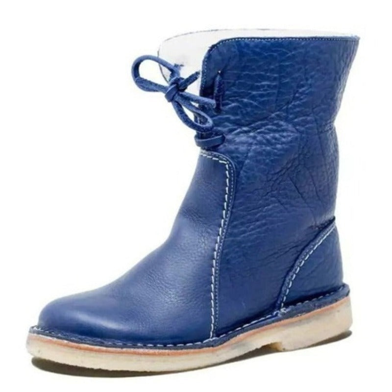 FAUSTINE | Bottes d'hiver douillettes doublées en shearling