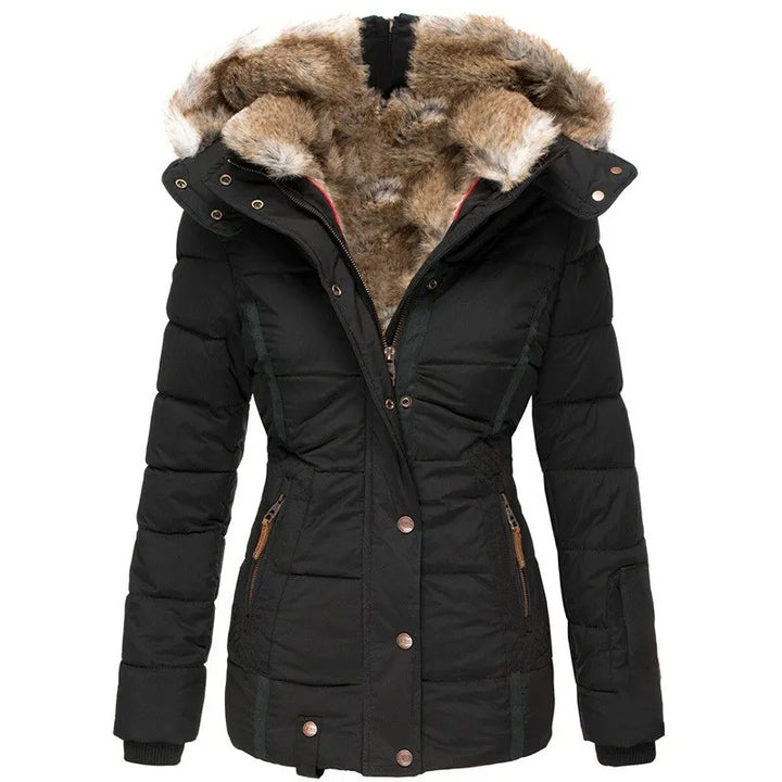 Dupont™ | Manteau d'hiver chaud avec doublure en fourrure