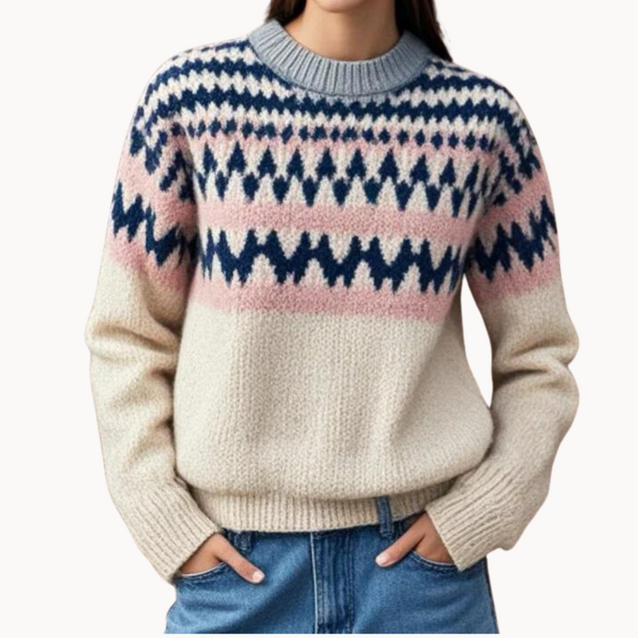 Nina | Pull vintage chaud