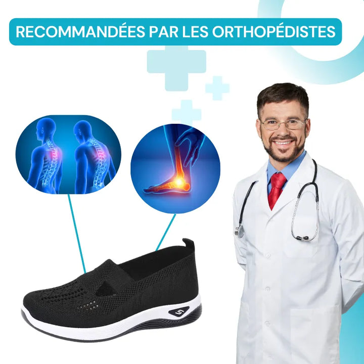 ErgoStepia™ - Baskets à confort orthopédique pour femme