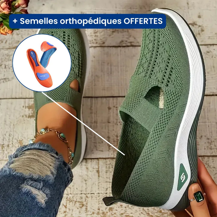ErgoStepia™ - Baskets à confort orthopédique pour femme