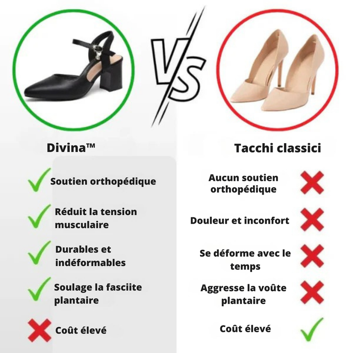 Divina™ - Chaussures à talons pour femme avec confort orthopédique